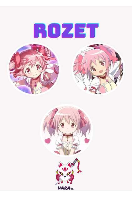 Madoka Magica Animesi Madoka Kaname Anime Rozet Seti 3’lü