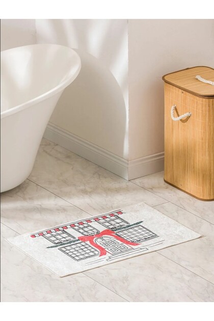 Lcw Home Christmas Figured Bath Mat 50X80 cm
