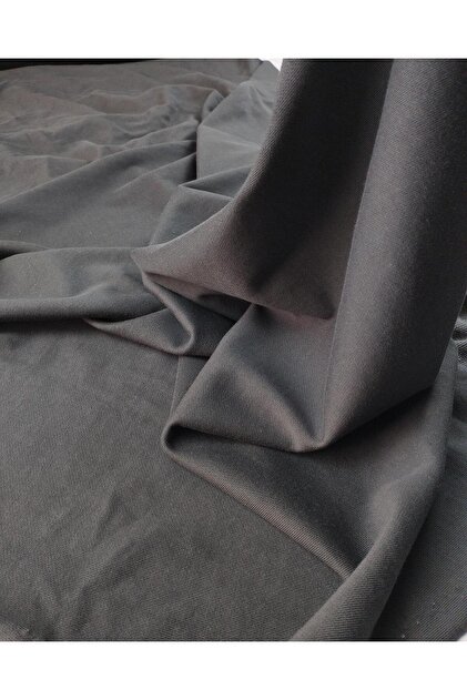 Anthracite Green Two-Strand Combed Cotton Fabric Width: 205cm