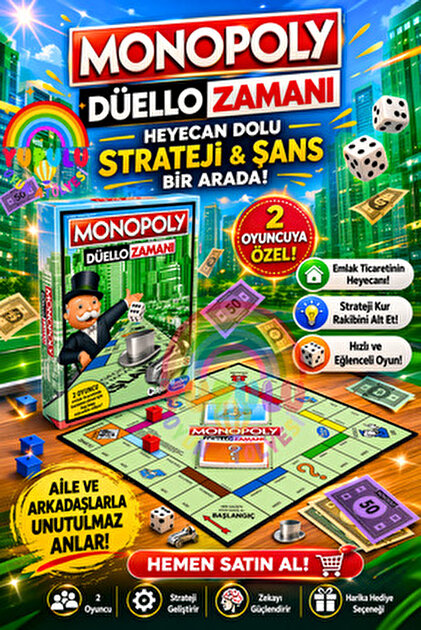 Parker Brothers Monopoly Klasik Emlak Ticareti Oyunu - Fiyatı