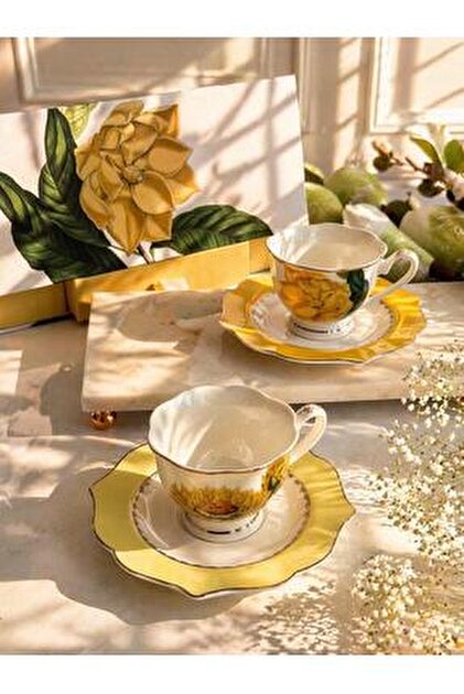 VİTELLİ Hazeran Lobster & Crab Porselen Çay Fincanı 2 Parça Tek