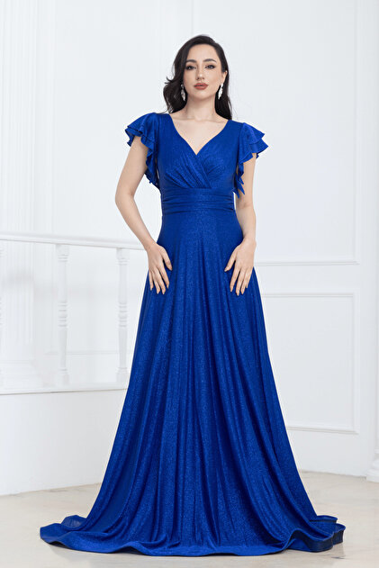saks long evening dresses Saks One Sleeve Embellished Evening Dress