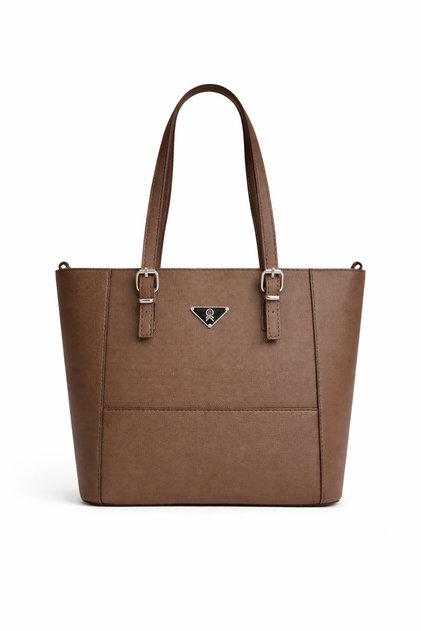 Hand and shoulder bag with strap