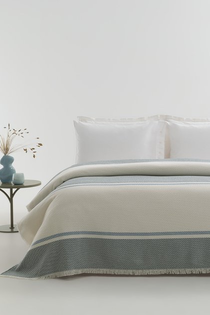 Calva Cotton Double Pique - Petrol