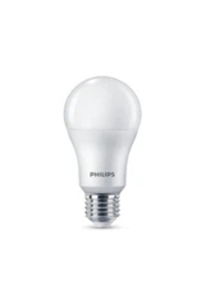 Essential LED Bulb 13W E27 Cool Daylight 6500K, A65 Frosted, 1300 Lumen, approx 90-100W Equivalent, CRI 80, 150-Degree Beam, 220-240V 50-60Hz, Up to 12,000 Hours, Non-Dimmable, Instant On