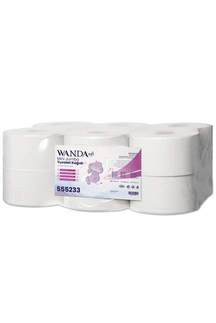 Mini Jumbo Tuvalet Kağıdı 2,5 KG | 12’li Paket, 2 Katlı