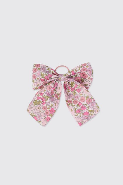 Liberty Fabric Baby Girl Pink Buckle Set