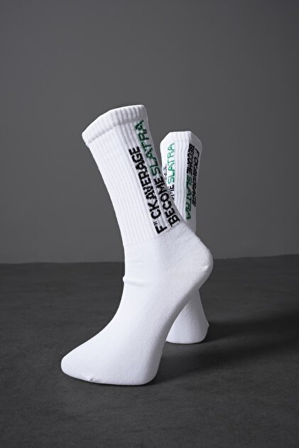 White Average Socks