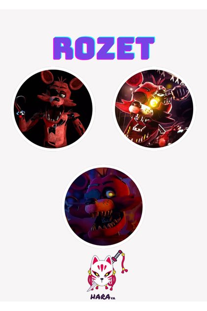 Five Nights at Freddy's Oyunu Foxy The Pirate Fox Oyun Rozet Seti 3’lü