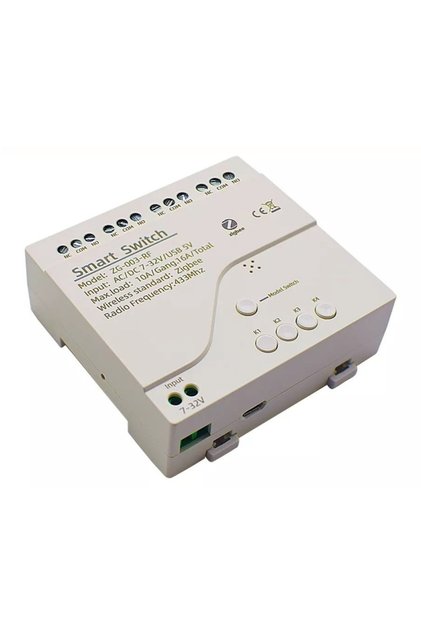 Tuya Zigbee Kuru Kontak ve Rf Özellikli Akıllı Anahtar Röle