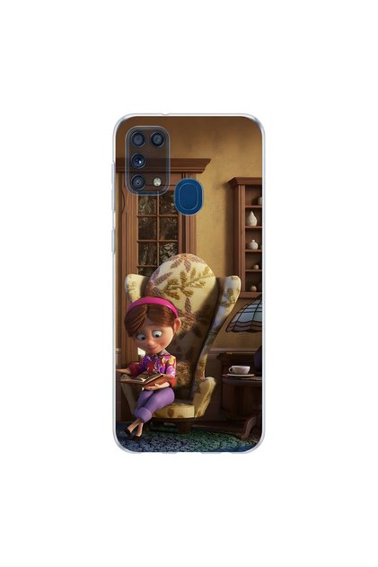 Samsung Galaxy M31 Compatible Couple 11/2 Design Transparent Case