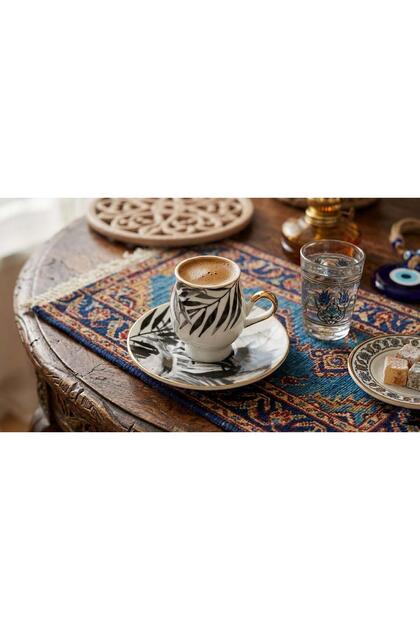 Porcelain Coffee Set for 6 People | Special Design | 100 ml