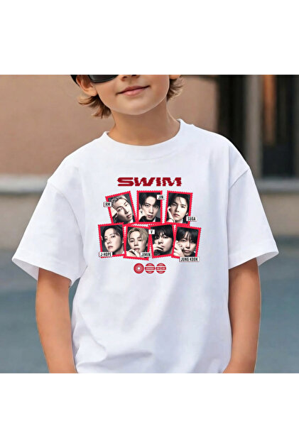 barsdepo BTS SWIM Baskılı Tişört – SUPRIZ Hediyeli | Premium