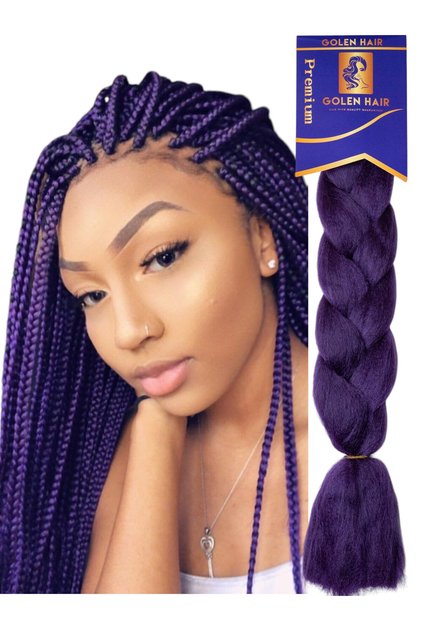 Hair Braids Color 34 – Jumbo Knotless Box Braids Hair for Women, Twist Braids, Boho Braids, Passion Twist