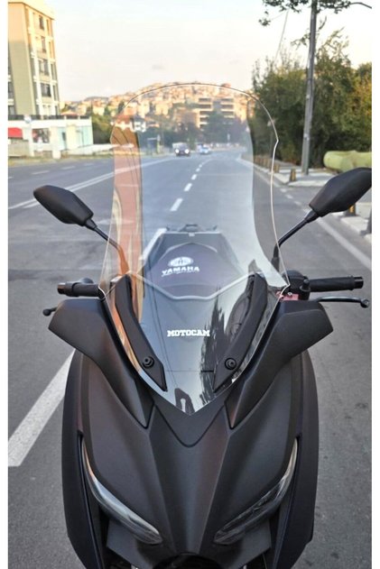 Yamaha Xmax Ön Cam 2018-2022 Model 65cm Şeffaf Renkli 4mm