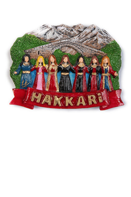 Süreyya Hakkâri Temalı Polyester Kabartmalı Magnet - 7-8 cm