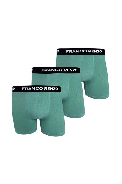 Set de 3 boxeri pentru bărbați din bumbac și lycra, imprimați