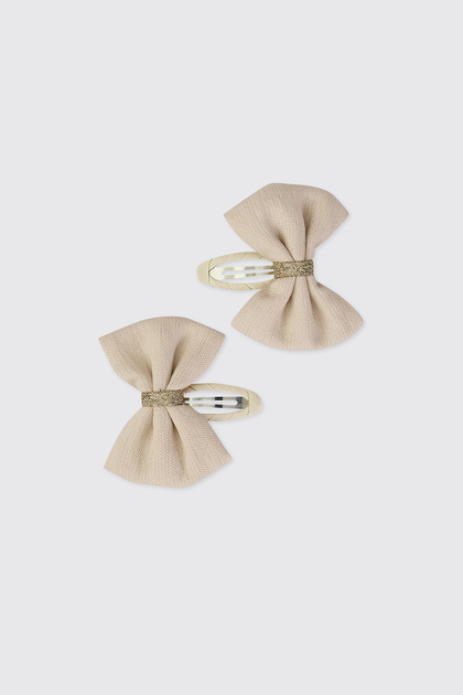 Baby Girl Cream Buckle Set