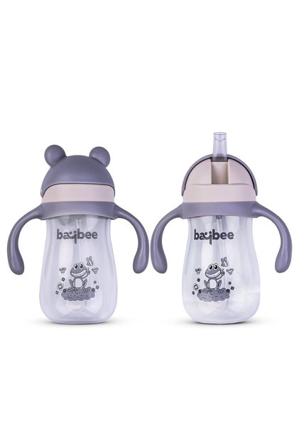 Baby Sipper Bottle 300ml | Anti-Spill Cup, 360° Weighted Straw, BPA Free Toddler 6M+