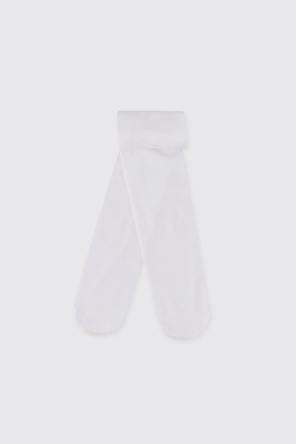 Baby Girl White Micro Pantyhose