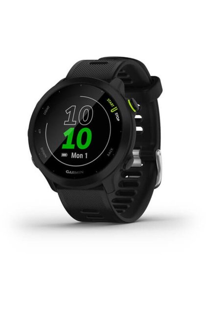 Forerunner 55 GPS, 1.04 inci, Curea din silicon, Negru