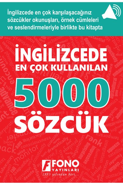İngilizcede En Çok Kullanılan 5000 Sözcük