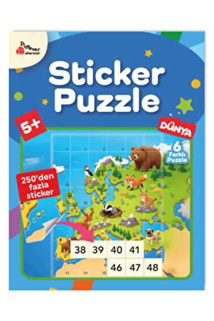 Piar Kids Taşıtlar Mozaik Sticker Kitabı Sayılara Göre 3 - 7