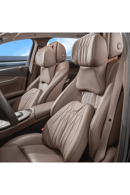 Perne Premium Auto, Tapiserie Moale si Spuma cu Memorie, Design Unic, Confort Sporit la Condus, Compatibile cu Orice Masina, PriStyle®