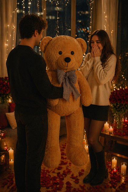 170140 Giant Teddy Bear – Plush Toy Gift for Special Occasions