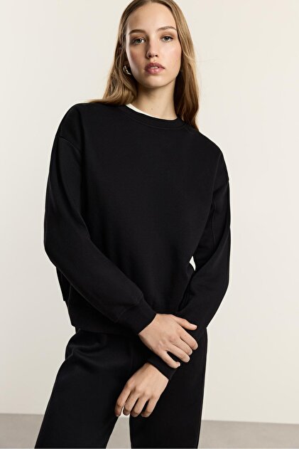 T♡★AMERI WORN OUT LOOSE KNIT LEFTIES Nervürlü sweatshirt - Fiyatı, Yorumları