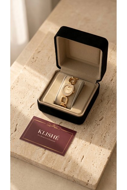 Luxury Women's Steel Watch Gold Color Special Design Elegant Women's Wristwatch Leather Luxury Boxed Limited Edition 2026