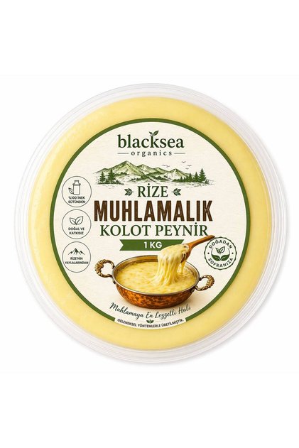 Rize Muhlamalık Kolot Peynir 1 KG | Doğal & Katkısız | Uzayan Tel Yapılı
