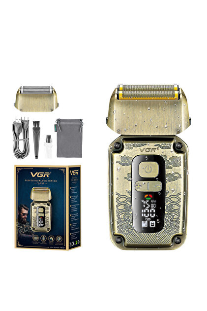 VGR Electric Foil Shaver, Rotary Shaver for Men Cordless Rechargeable Bald Head Beard Trimmer V-349