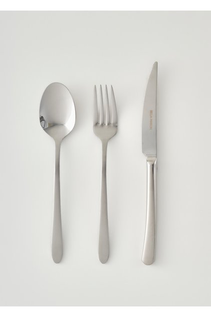 Florence 18 Piece Dessert Fork Spoon Knife Set Silver