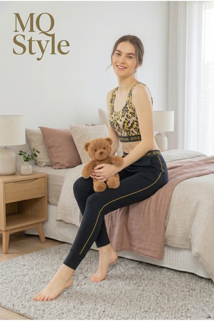 "Dream" Trendy Set - Cropped Top and Leopard Print Leggings by Style