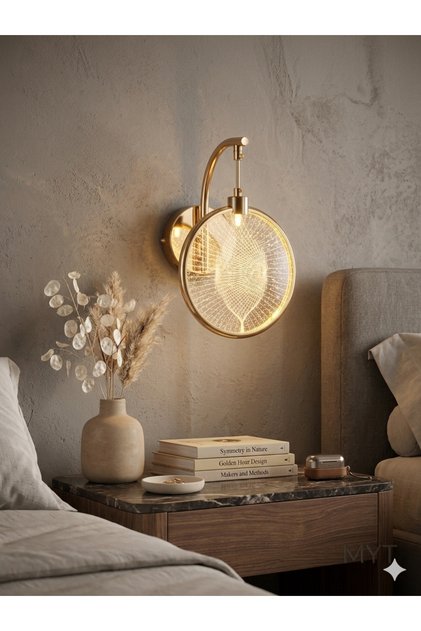 ELEKTRİKLİ VENÜS KRİSTAL 3 RENKLİ DEKORATİF APLİK