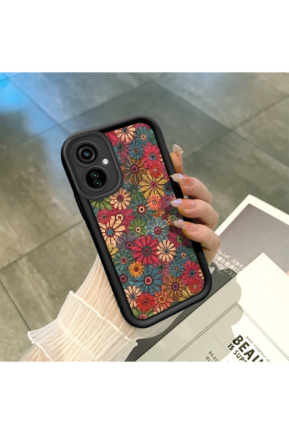Tecno Camon 19 Neo(Ch6I) Compatible Black Silicone Case Shockproof with Camera Protection