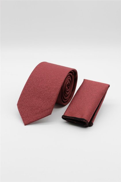 Red Patterned 7 cm Tie 1090260110