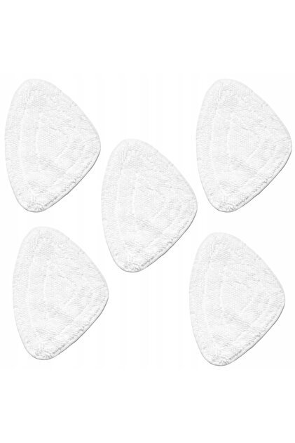 Inlocuire Set 5 Lavete De Rezerva Pentru Mop Paroven Vileda, Material Microfibra De Inalta Calitate, Temperatura Spalarii Pana La 60°C, Reutilizabile, Albe