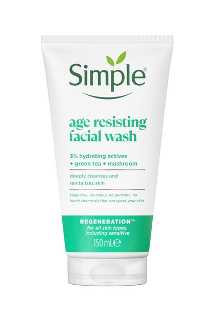 Age Resisting Face Wash 150ml - Anti Aging Daily Facial Cleanser for Wrinkle & Fine Lines