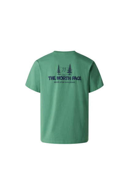 The North Face M Camping Relaxed Erkek Günlük Tişört Mavi T-Shirt