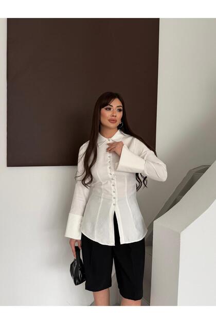 Small Button Shirt Brown