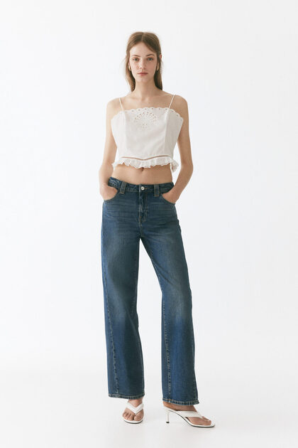 Wide High Waist Jeans
