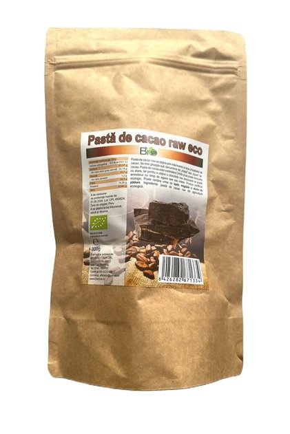 Pasta de cacao (masa), RAW BIO 300g