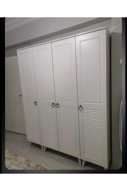 Panjur Dört Kapılı Gardırop