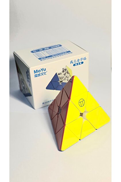 Mik♥️ hediyecik Moyu Speed Pyraminx Mıknatıslı Manyetik Zeka Küpü Akıl