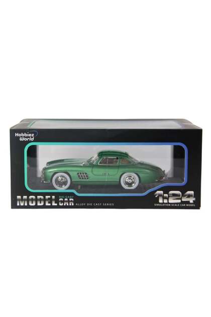 Mercedes Benz 300 Sl 1954 Green 1/24 Model Car