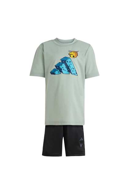 adidas Çocuk Yeşil Lk Mc Tr Sset Şort Tshirt Takım Kd0978 - Fiyatı