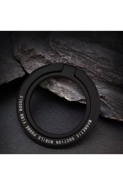 black 2025New Magnetic Phone Ring Holder for MagSafe Accessories Adjustable Finger Ring Support Brac
