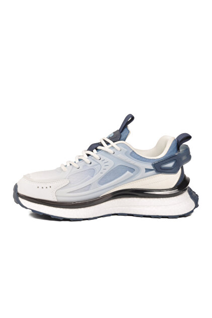 Pierre Cardin Beyaz-Mavi Memory Foam Esnek Hafif Unisex Spor